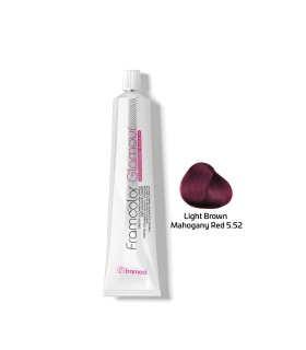Framcolor Glamour 5.52 Light Brown Mahogany Red 100 ML